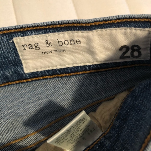 Rag & bone ankle jeans with frayed hem - Picture 4 of 6